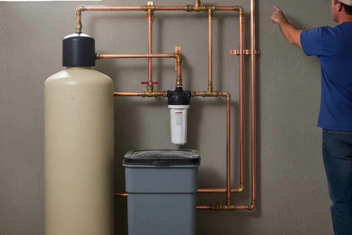 Whole-house water treatment system installed in Celina